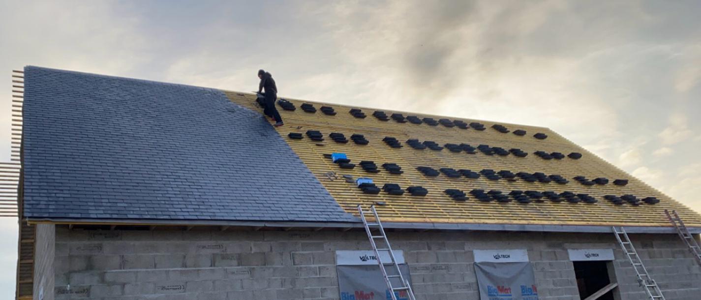 installation de toiture en ardoises
