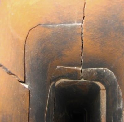 conduit fissure cheminée